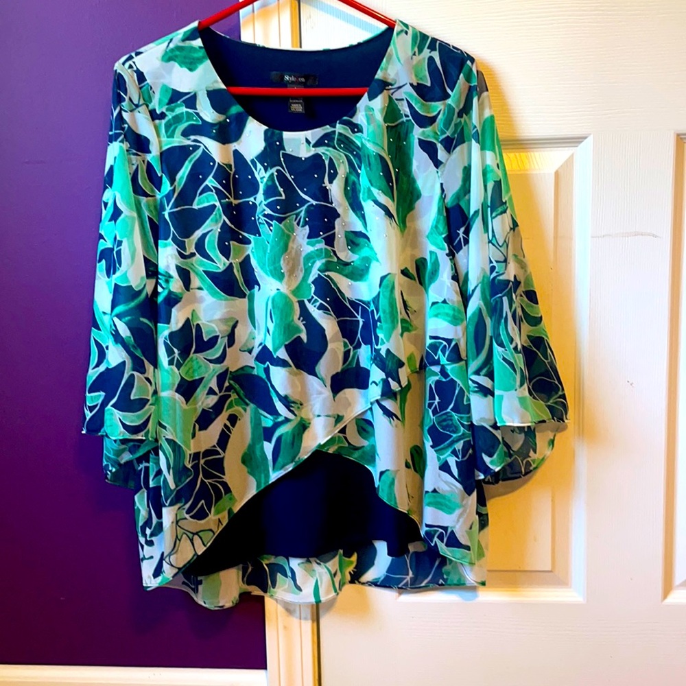 A beautiful light colorful blouse